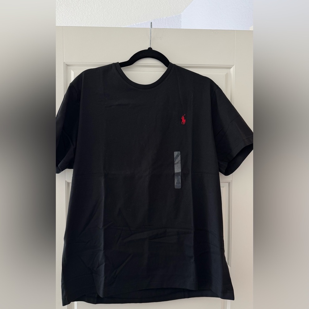 TWO Ralph Lauren Black and Red Short Sleeve Tees